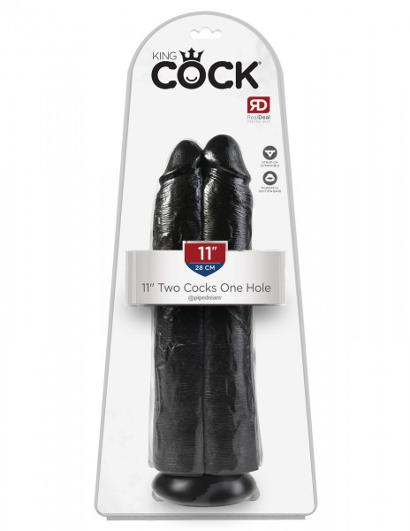11" Two Cocks One Hole