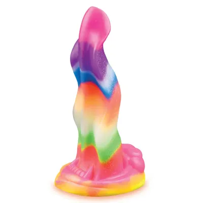 Alien Nation Lick of the Lair Silicone Glow in the Dark Creature Dildo Multicolor