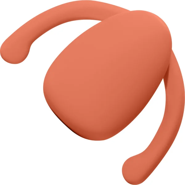 Fin Silicone Rechargeable Finger Vibrator by Dame - Citrus