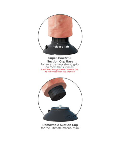 Pipedream King Cock Poseable Ballsy Dildo Vibe - 7, 8, 9, 10 Inch — image 9 of 12
