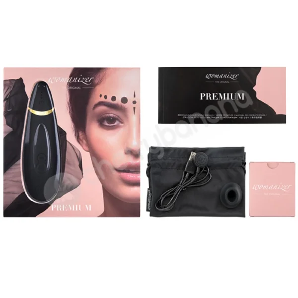 Womanizer Premium Black Clitoral Suction Stimulator