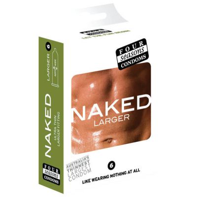 Naked Larger Condoms x6