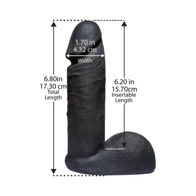 Vac u lock Ur3 6in Realistic Cock Codeblack