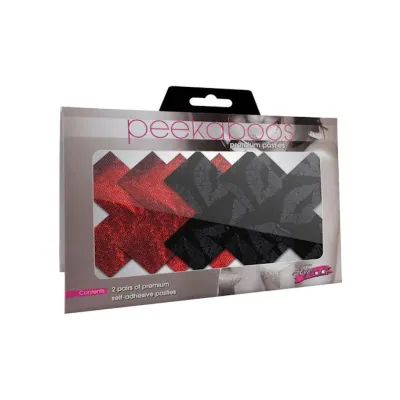 Stolen Kisses X Pasties Red black