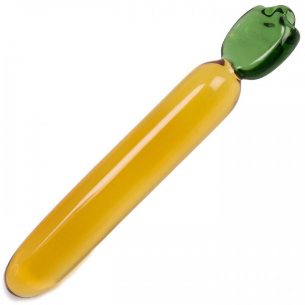 Glacier Glass Five-A-Day Carrot Dildo – 6.5 Inch