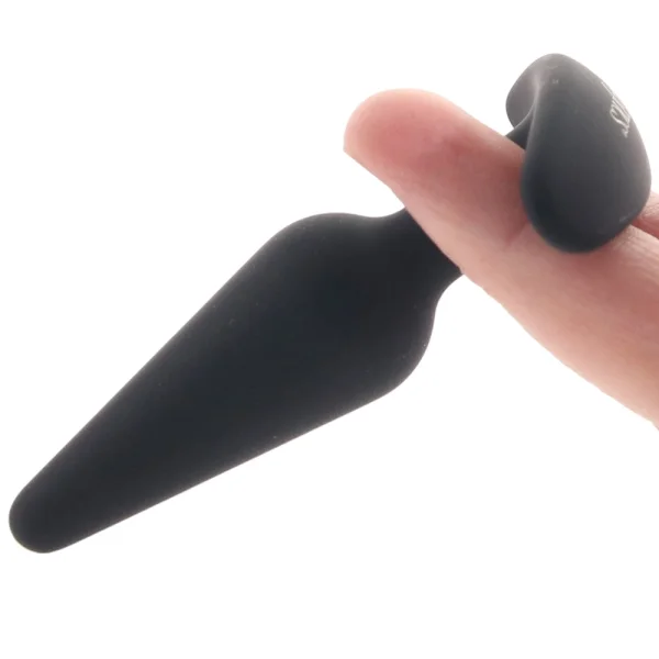 Boundless Slim Plug Silicone Butt Plug By CalExotics - Black