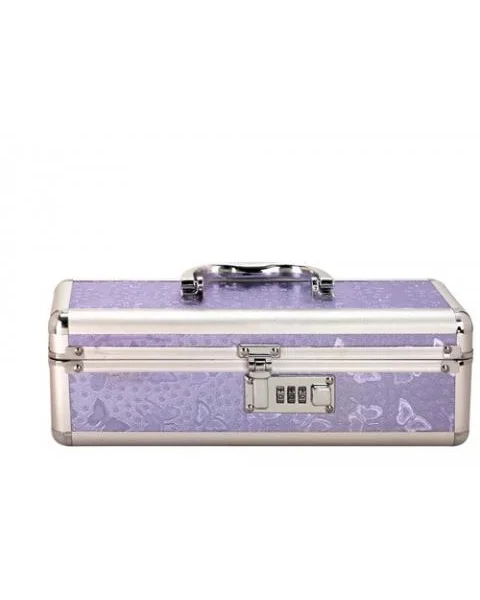 Lockable Vibrator Case Small Purple