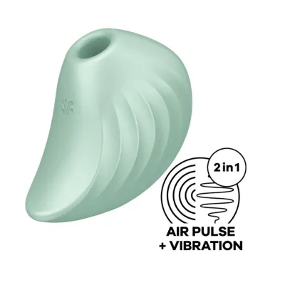 Satisfyer Pear Diver Air Pulse Stimulator Plus Vibration Mint