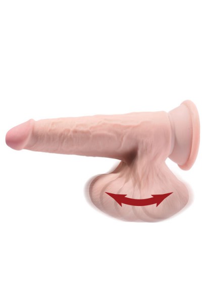 Pipedream King Cock Dildo With Swinging Balls