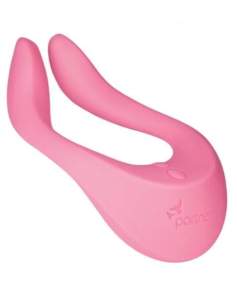 Satisfyer Partner Multifun 2 Pink Couples Vibrator — image 5 of 8