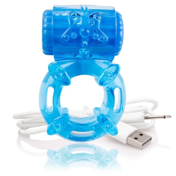 Charged Big O Cock Ring - Blue — image 10 of 25