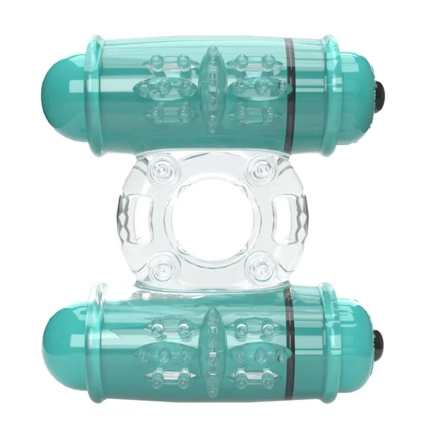 Screaming O 4T Double Wammy Vibrating Couples Cock Ring