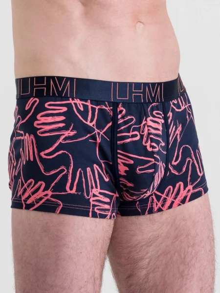 LHM Modal Orange Tiger Boxer Shorts