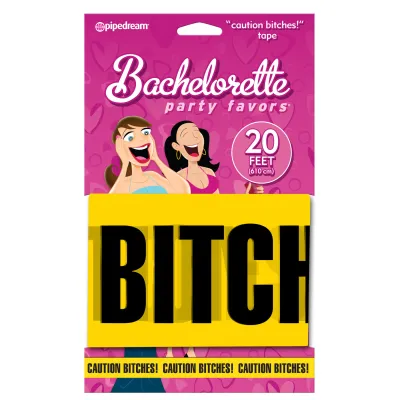 Pipe Dreams Bachelorette Party Favors Caution Bitches Tape