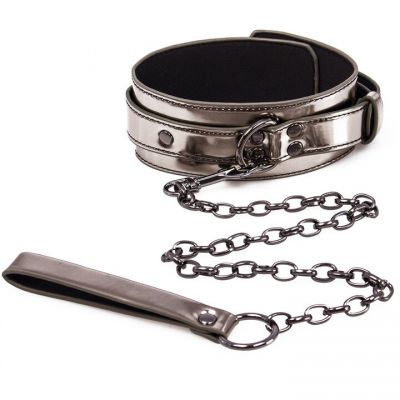 Bondara Steampunk Faux Leather Collar And Leash