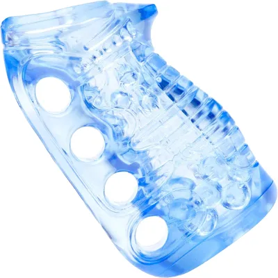 FleshSkins Blue Ice Grip Penis Masturbator by Fleshlight