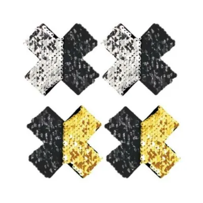 Peekaboo Reversible Sequin X Blk gld