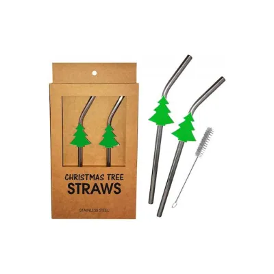 Holiday Straws Christmas Tree