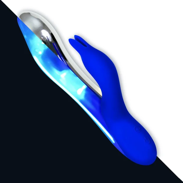 Bunny Bright Rechargeable Light-Up Dual Stimulation Vibrator By Evolved Novelties