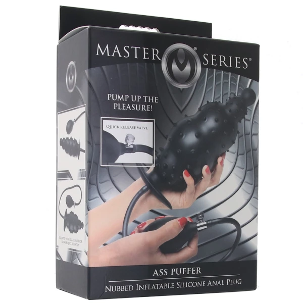 Ass Puffer Nubbed Inflatable Silicone Anal Plug — image 22 of 22