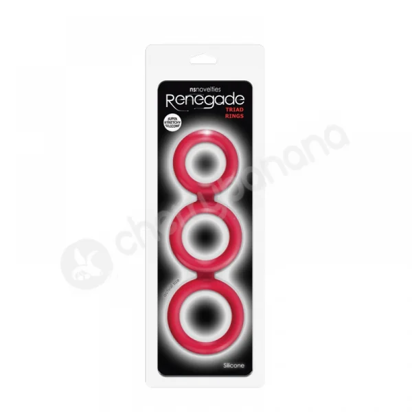 Renegade Red Triad Cock Ring