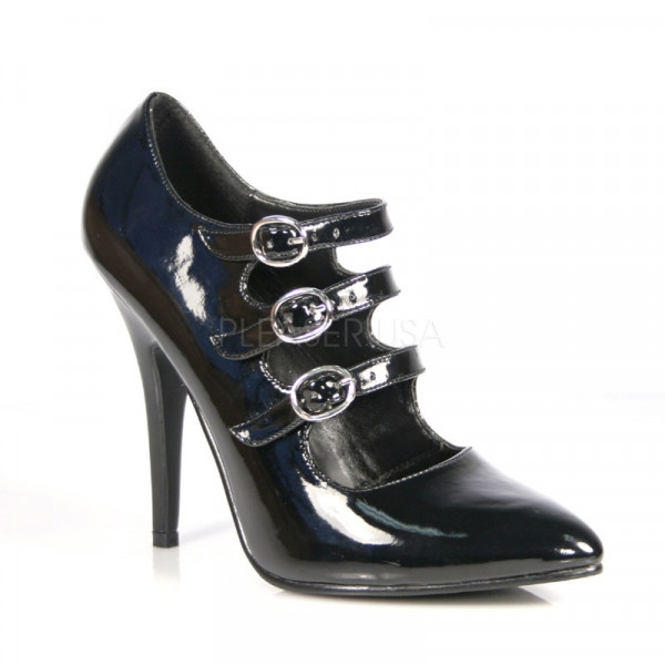 SEDUCE-453 - 5" Tri-Strap Mary Jane Style Pump