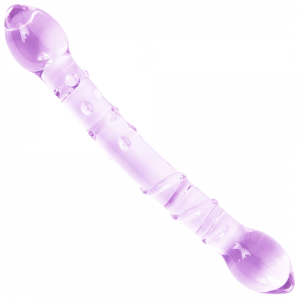 Dual Ended Glass G-Spot Massager - Two Types Of Sensations!