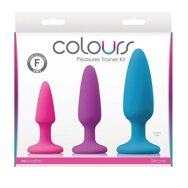 Colours Pleasures Multicolor Silicone Anal Trainer Kit
