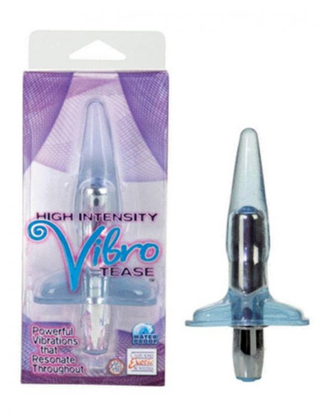 High Intensity Vibrating Plug - Blue