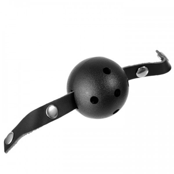 Bondage Gimp Hood With Detachable Mask, Chin Strap & Ball Gag — image 5 of 5