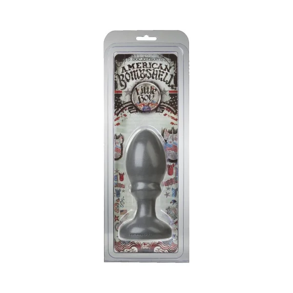 American Bombshell Little Boy Gray Butt Plug