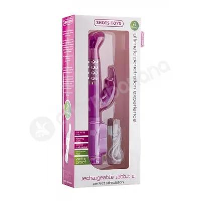 Shots Toys Purple Rechargeable Rabbit Vibrator