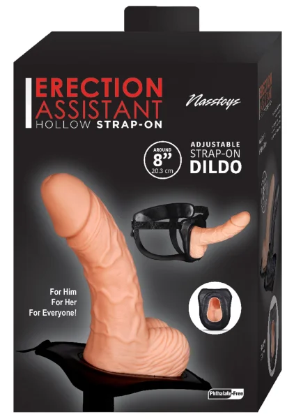 Erection Assistant Hollow Strap-On - 8" — image 4 of 8