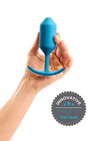 B-Vibe Weighted Silicone 4.7" Snug Butt Plug 3 (180g)