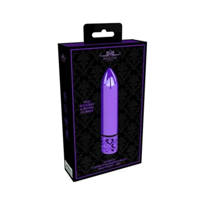 Royal Gems Glamour Abs Rechargeable Bullet Purple