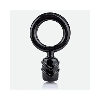 Dangle C ring Black