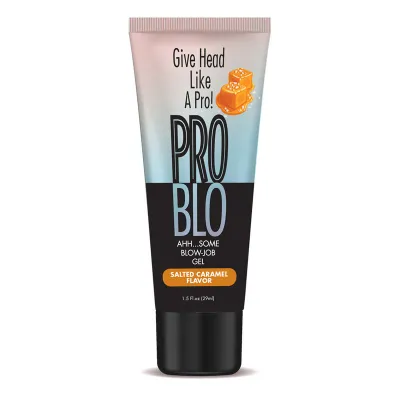 ProBlo Oral Pleasure Gel Salted Caramel Flavoured Blowjob Gel 29 ml Tube