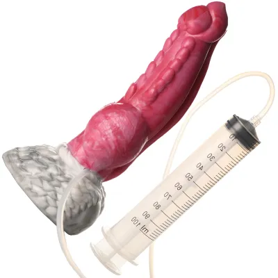 Resurrector Phoenix 9 Squirting Silicone Suction Cup Dildo By Creature Cocks