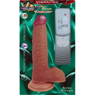 Lifelike Vibrating Latin Baron 5
