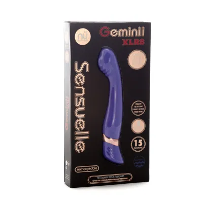 Sensuelle Gemini Xlr8 14f Double Motor Vibe Ultra Violet