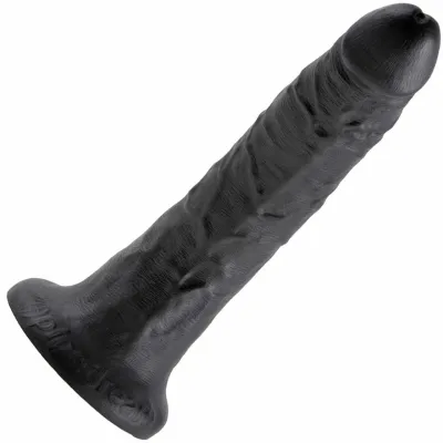 King Cock 7 Suction Cup Dildo Black
