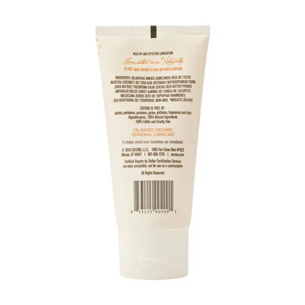 Coconu Coconut Oil Based Organic Lubricant