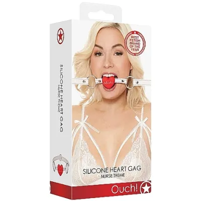 Silicone Nurse Heart Mouth Gag