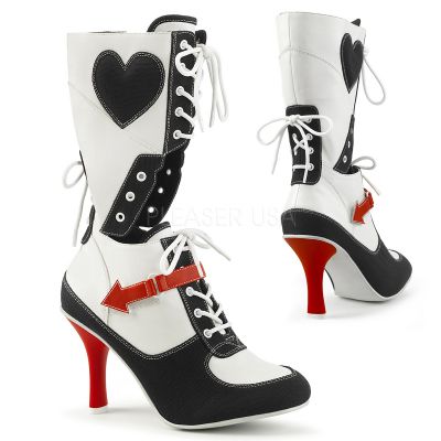 3 3 4 inches Heel Mid Calf Lace Up Sport Boot