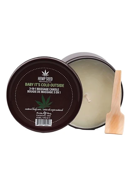 3-in-1 Holiday Massage Candle 6oz in Baby It's Cold Outside