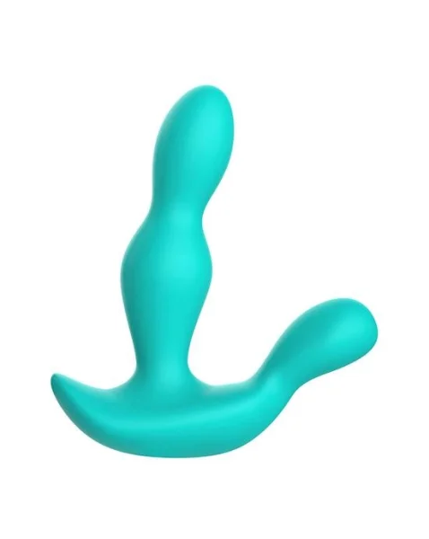 Wireless Remote Control Prostate Vibrator - Teal - 4.8 Inch