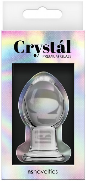 Small Glass Butt Plug