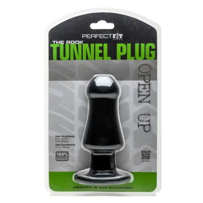 Perfect Fit Rook Tunnel Plug Black