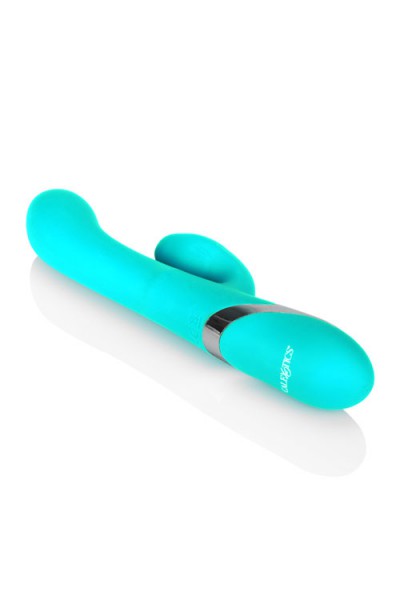 California Exotic Rotating Beaded USB-Rechargeable Silicone Rabbit vibrator
