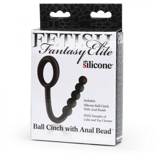 Fetish Fantasy Elite Silicone Ball Cinch with Anal Beads